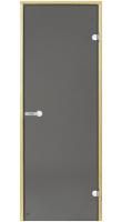 Дверь стеклянная Harvia STG 800х1900 (серый, ольха)