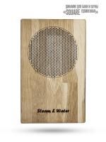 Влагостойкий динамик Steam&Water 525 Wood SQUARE Удлиненный, для бани и сауны