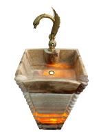 Курна из оникса пристенная Steam&Water №32