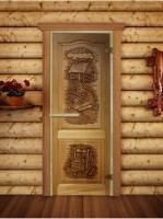 Дверь для бани и сауны Doorwood Русская баня