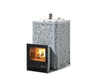 Дровяная печь ИзиСтим Ялта 35/2024, сталь AISI 430