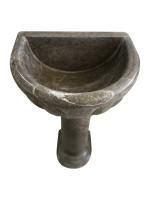 Курна из мрамора пристенная Steam&Water №21