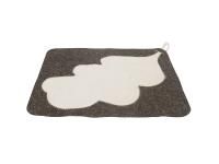 Коврик для бани "Светлый лист дуба" комбинированный