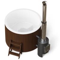 Круглая купель POLARSPA COMFORT 160 HOT с внешней печью