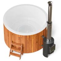 Круглая купель POLARSPA COMFORT 195 HOT с внешней печью