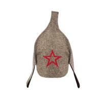 Шапка "БУДЕНОВКА ИЗ 4 ДЕТАЛЕЙ" для бани и сауны