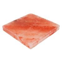 Соляная плитка из Гималайской соли шлифованная, с пазом 20*20*2,5см