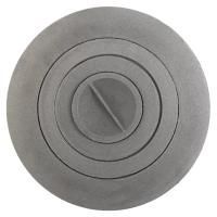 Плита печная Литком круглая чугунная ПК-3, Плита Буржуйка (d352х10 мм)