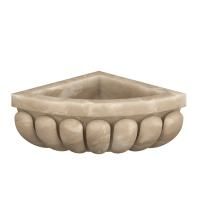 Курна угловая Talc мраморная КМ88