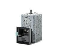 Газо-дровяная печь ИзиСтим Ялта 40/2024, сталь AISI 430 комплектация с ГГУ-20