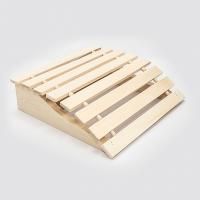 Подголовник пружинный анатомический (липа) СК для бани