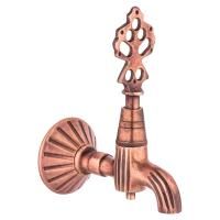 Кран латунный Steam&Water для хамама, Медь (151)