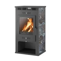 Печь-Камин ASTON 11кВт (180 м3) d150мм Амфиболит