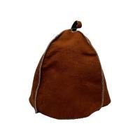 Шапка для бани из ОВЧИНЫ рыжая для бани и сауны