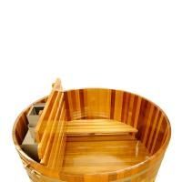 Уличная купель с печью Blumenberg круглая d153