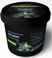 Камни для сауны SAUNARU Жадеит шлифованный PREMIUM, фракция до 100 мм