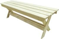 Лавка раскладная (Ангарская сосна) R для бани