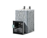 Газо-дровяная печь ИзиСтим Ялта 35 К/2024, сталь AISI 430 комплектация с ГГУ-40