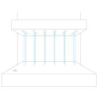 Горизонтальный душ впечатлений Rainz VICHY 6