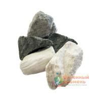 Камни для печей Огненный камень Микс (Дунит, Кварцит, Талькохлорит)