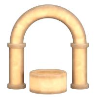 Арка Talc мраморная с подсветкой