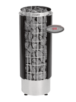 Harvia Cilindro PC90HEE, чёрная, полуоткрытый кожух (с выносным пультом в комплекте)