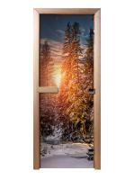Дверь для сауны Maestro Woods Зимний закат