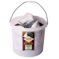 Камни для печей Огненный камень Микс Дуэт (Долерит, Кварц)