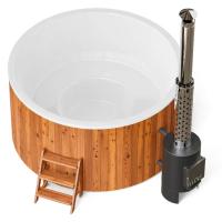 Круглая купель POLARSPA COMFORT 220 HOT с внешней печью