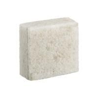 Соляная плитка Соляная баня из белой Илецкой соли для стен и пола 100х100х50мм с пазом