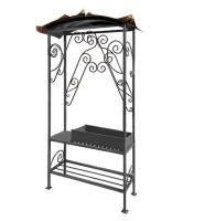 Мангал Везувий "Ясень" с крышей