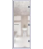 Дверь для хамам стеклянная Акма 60G сатин