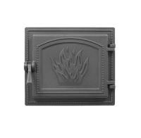 Дверка герметичная Везувий каминная 261 (Антрацит)