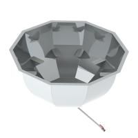 Банный чан AISI 304 10 граней под самоотделку