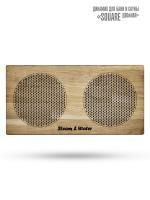 Влагостойкий динамик Steam&Water 525 Wood SQUARE Двойной, для бани и сауны