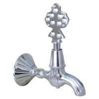 Кран латунный Steam&Water для хамама, Хром (148)