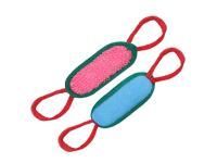 Мочалка (30*13см) с поролоном овал М19 для бани