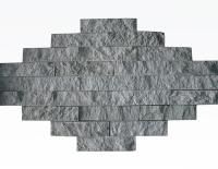 Плитка из натурального камня Талькорус «Дикий камень», 200x50x20мм, талькомагнезит