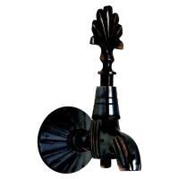 Кран латунный Steam&Water для хамама, Черненая медь (003-В)