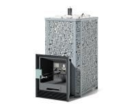 Газо-дровяная печь ИзиСтим Ялта 40/2024, сталь AISI 430 комплектация с ГГУ-40