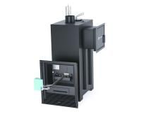 Газо-дровяная печь ИзиСтим Сочи М2 (базовая модель) комплектация с ГГУ-40