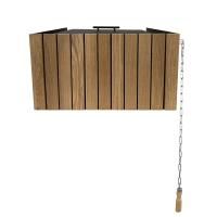 Обливное устройство Everest Wood "Дуб" с уголками 35л