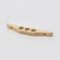 Полочка под масло 3 отверстия с гравировкой (липа) СК для бани