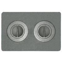 Печная плита Литком П2-7 (510х340х15 мм)