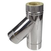 Тройник подключения Гефест 45°