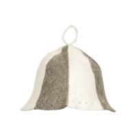 Шапка "ВОСЬМИКЛИНКА" комбинированная для бани и сауны