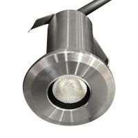Точечный светильник для бани, сауны и хамама Steam&Water (цвет алюминий)