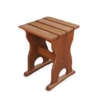 Табурет грация 330*430*330 (Ангарская сосна) R крашеный для бани