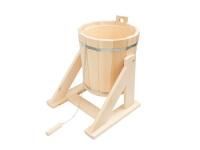 Обливное устройство 10л. Липа с пластиковой вставкой (МЛ-60)