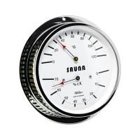 Термометр-гигрометр для сауны Fischer в латунном корпусе 5030-47